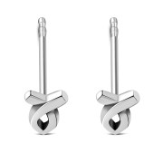 Messianic Fish Stud Silver Earrings, ep217